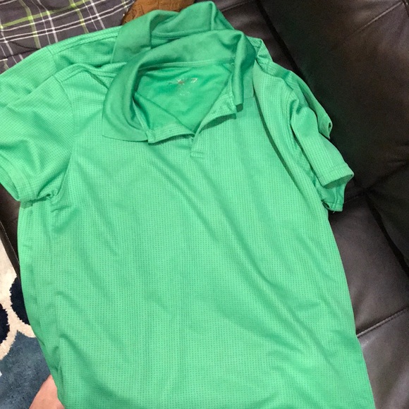 Ping Other - Green Polos 👕 Sz Medium